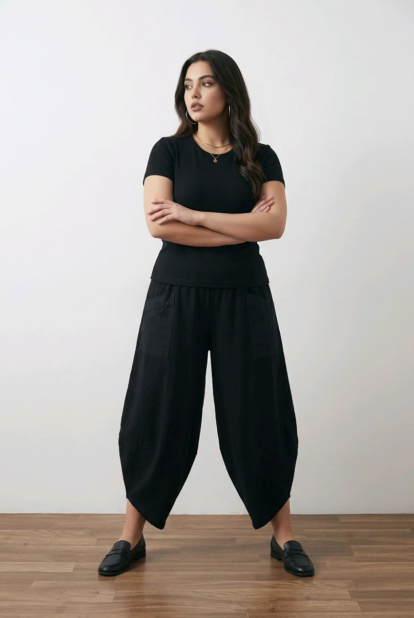PANTALON CORTE BARREL - Imagen 3